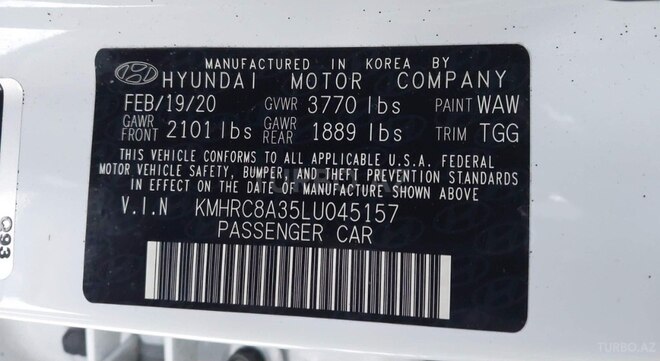 Hyundai Venue 2020, 36,711 km - 1.6 л - Bakı