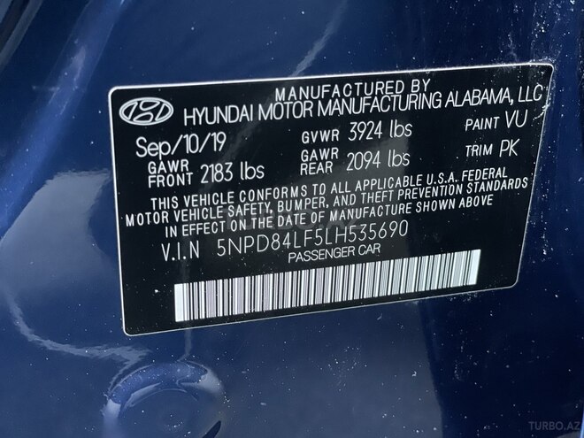 Hyundai Elantra 2019, 134,380 km - 2.0 l - Bakı