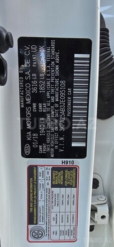 Kia Rio 2018, 85,642 km - 1.6 l - Bakı