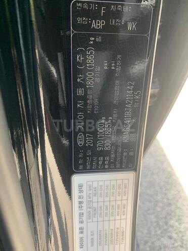 Kia K5 2017, 69,300 km - 2.0 l - Bakı