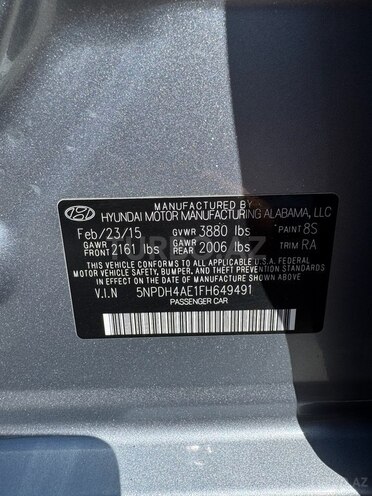 Hyundai Elantra 2015, 320,000 km - 1.8 л - Bakı
