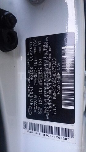 Hyundai Accent 2016, 189,000 km - 1.6 l - Bakı