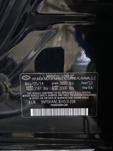 Hyundai Elantra 2014, 114,250 km - 1.8 l - Bakı