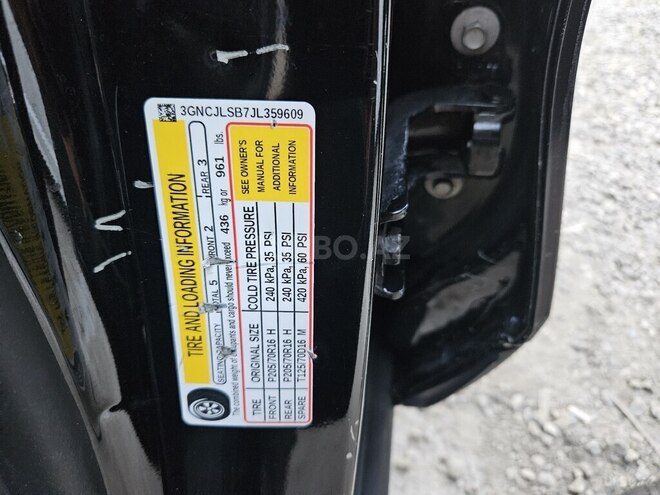 Chevrolet Trax 2018, 205,000 km - 1.4 l - Qazax