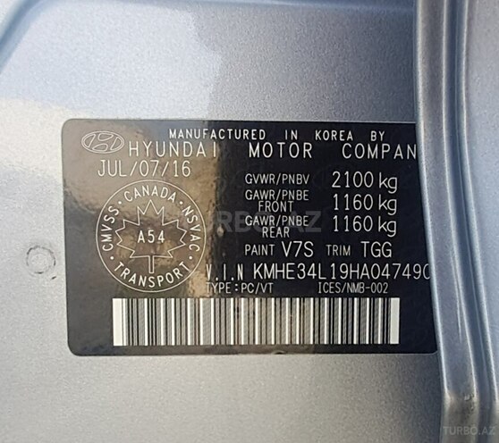Hyundai Sonata 2017, 111,253 km - 2.0 l - Bakı