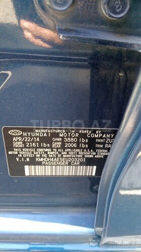 Hyundai Elantra 2014, 198,300 km - 1.8 l - Bakı