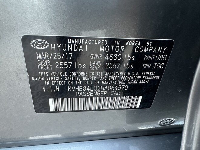 Hyundai Sonata 2017, 74,000 km - 2.0 l - Bakı