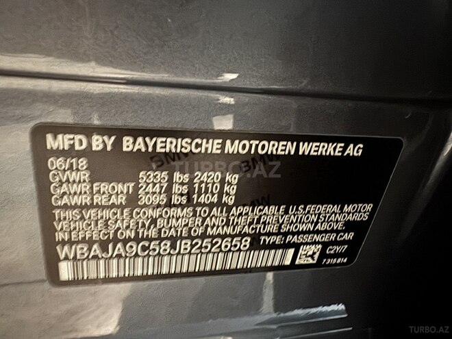 BMW 530e 2018, 137,000 km - 2.0 л - Bakı