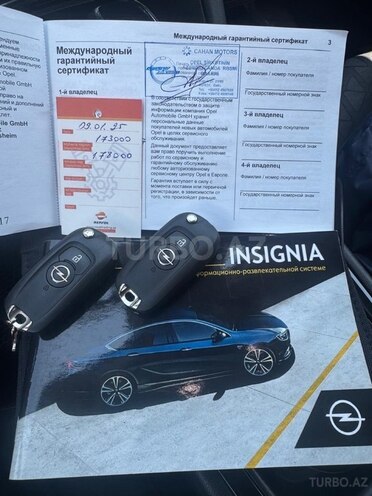 Opel Insignia 2019, 174,500 km - 1.6 l - Bakı