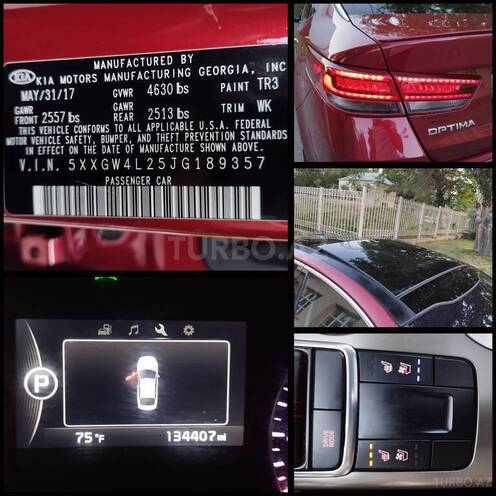 Kia Optima 2017, 216,296 km - 2.0 l - Bakı