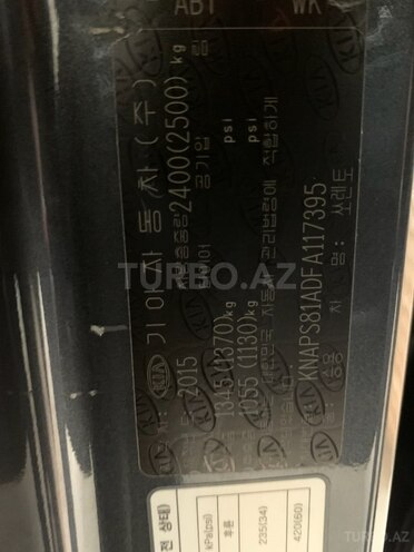 Kia Sorento 2015, 126,000 km - 2.0 l - Bakı