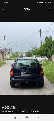 Opel Astra 1998, 330,000 km - 1.8 l - Bakı