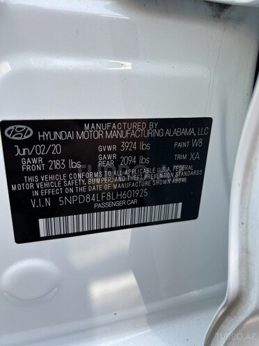 Hyundai Elantra 2020, 34,440 km - 2.0 l - Bakı