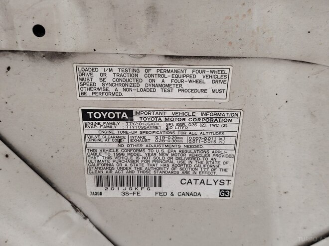 Toyota RAV4 1996, 268,900 km - 2.0 l - Bakı