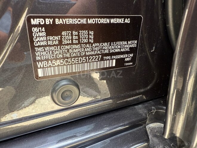 BMW 528 2014, 241,948 km - 2.0 l - Bakı