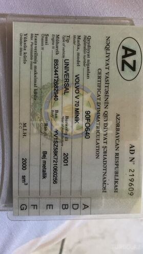 Volvo  2001, 231,239 km - 2.0 l - Bakı