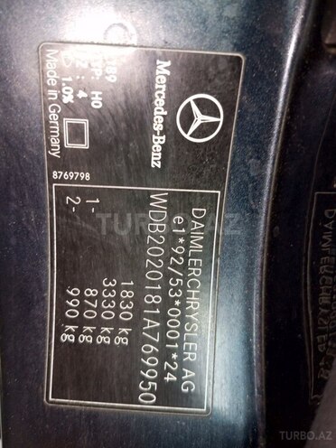 Mercedes C 180 1999, 422,000 km - 1.8 l - Bakı
