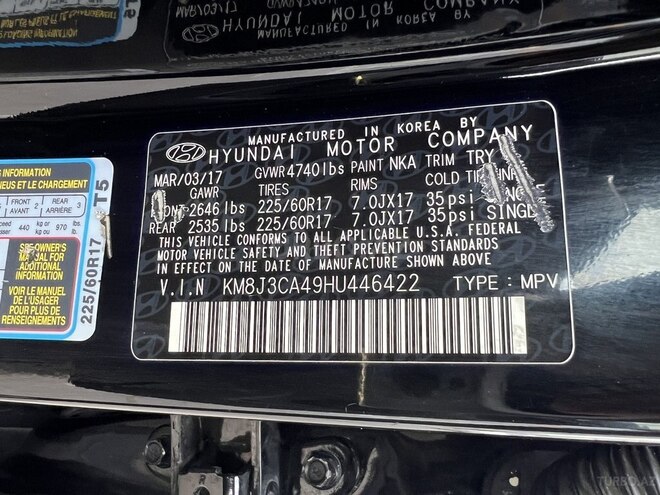 Hyundai Tucson 2017, 91,000 km - 2.0 l - Bakı