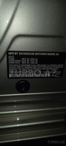 BMW 528 2015, 154,500 km - 2.0 l - Bakı