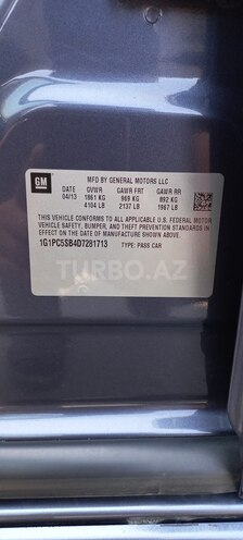 Chevrolet Cruze 2013, 170,000 km - 1.8 л - Balakən