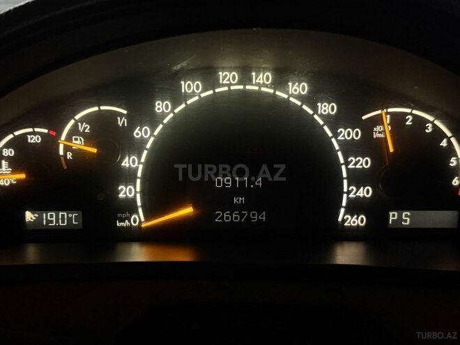 Mercedes S 320 1999, 266,800 km - 3.2 л - Bakı