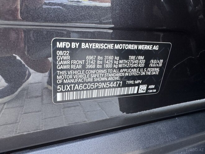 BMW X5 2022, 70,000 km - 3.0 l - Bakı