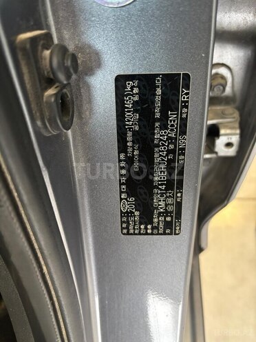 Hyundai Accent 2016, 168,600 km - 1.4 l - Bakı
