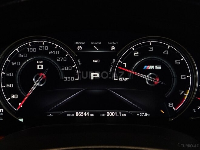 BMW M5 2019, 86,000 km - 4.4 l - Bakı