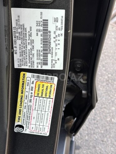 Ford Fusion (North America) 2015, 225,000 km - 2.0 л - Bakı
