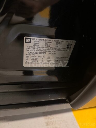 Chevrolet Trax 2017, 113,592 km - 1.4 l - Gəncə