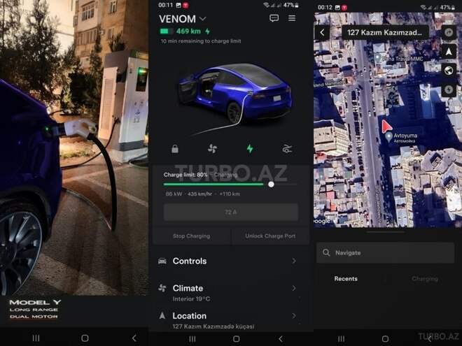 Tesla Model Y 2022, 50,000 km - 0.0 l - Bakı