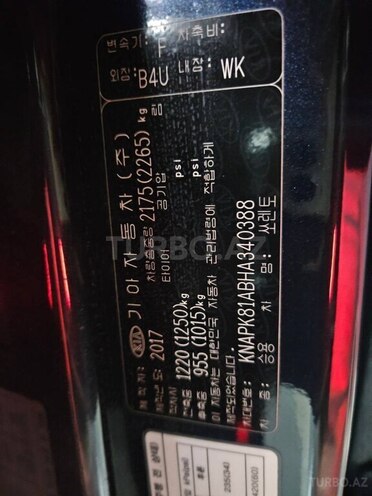 Kia Sorento 2017, 184,000 km - 2.0 l - Bakı