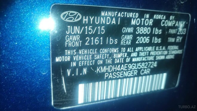 Hyundai Elantra 2015, 187,000 km - 1.8 л - Bakı
