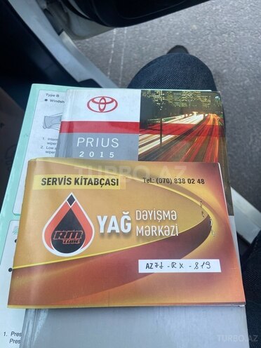 Toyota Prius 2015, 169,000 km - 1.8 l - Bakı