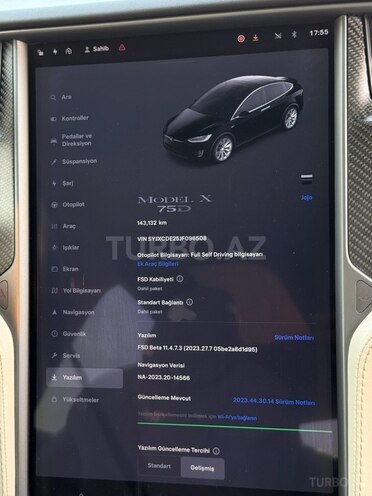 Tesla Model X 2018, 143,128 km - 0.0 l - Bakı