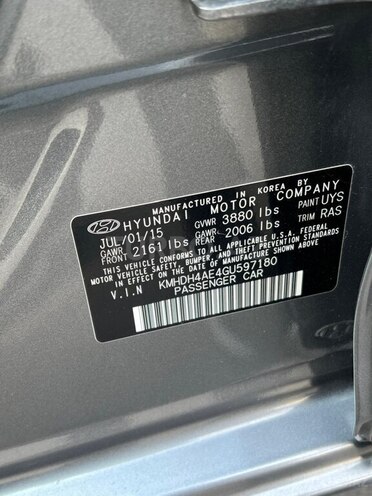 Hyundai Elantra 2015, 162,000 km - 1.8 l - Bakı