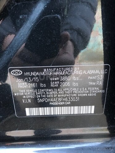 Hyundai Elantra 2015, 187,000 km - 1.8 l - Bakı