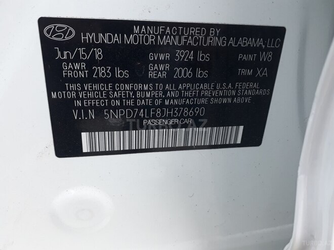Hyundai Elantra 2018, 176,533 km - 2.0 l - Bakı