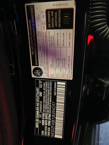 Mercedes E 300 2017, 129,000 km - 2.0 l - Bakı