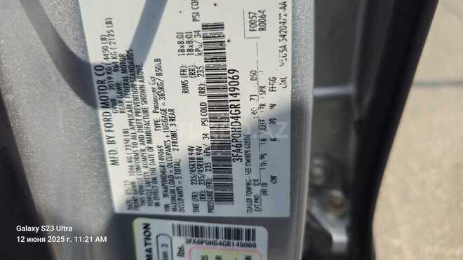 Ford Fusion (North America) 2015, 300,000 km - 1.6 l - Gəncə