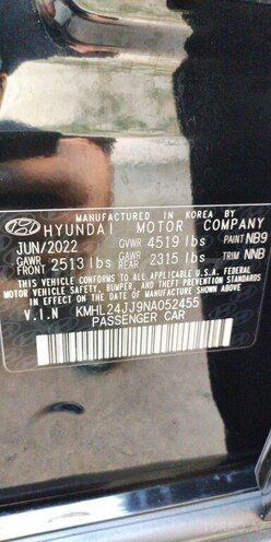 Hyundai Sonata 2022, 55,500 km - 2.0 l - Bakı
