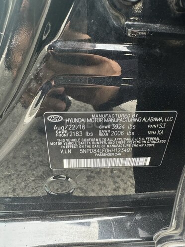 Hyundai Elantra 2016, 95,000 km - 2.0 l - Bakı
