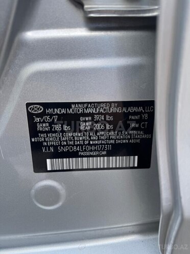 Hyundai Elantra 2017, 144,000 km - 2.0 l - Bakı