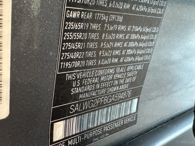 Land Rover RR Sport 2016, 151,000 km - 3.0 l - Bakı