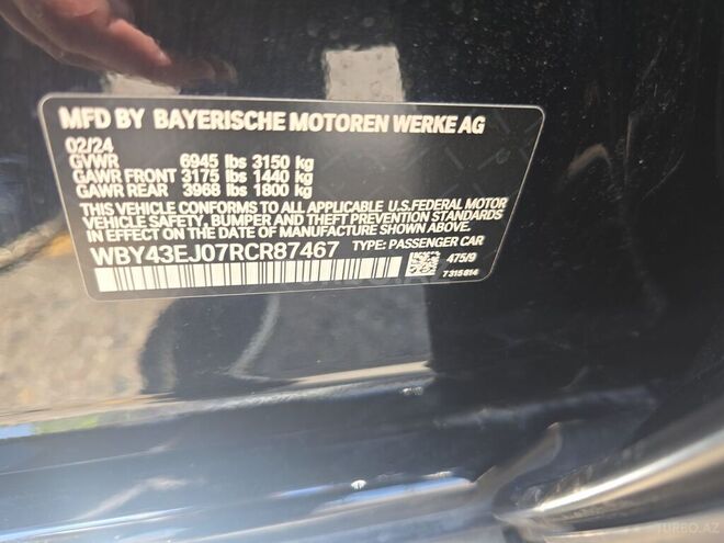 BMW i7 2024, 11,000 km - 0.0 l - Bakı
