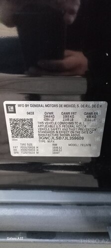 Chevrolet Trax 2018, 325,107 km - 1.4 l - Bakı