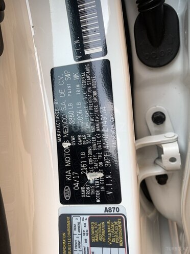 Kia Forte 2017, 102,998 km - 2.0 l - Bakı