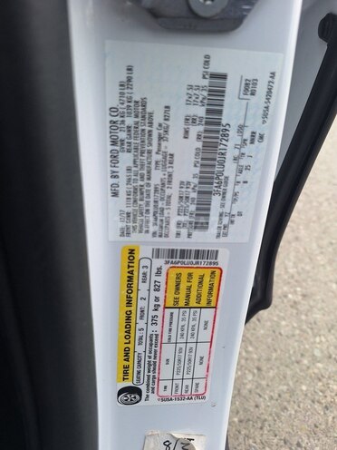 Ford Fusion (North America) 2018, 106,000 km - 2.0 l - Bakı