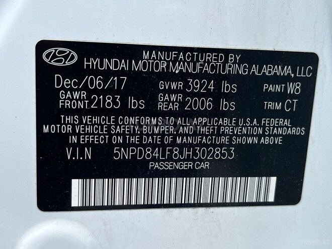 Hyundai Elantra 2017, 149,186 km - 2.0 l - Bakı