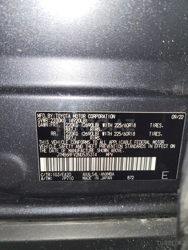 Toyota RAV4 2022, 6,000 km - 2.5 л - Bakı